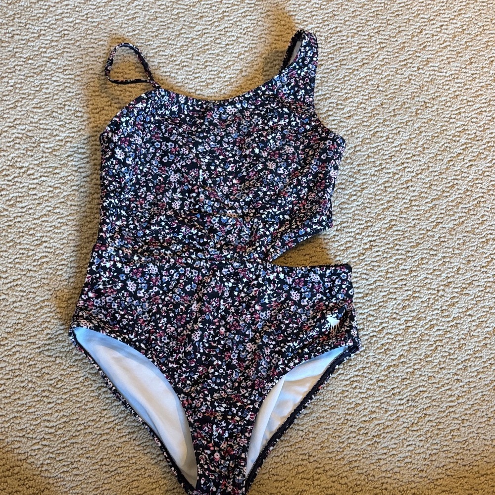 Abercrombie Kids Floral One-Piece Swimsuit